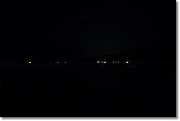 暗闇の牡鹿半島漁港